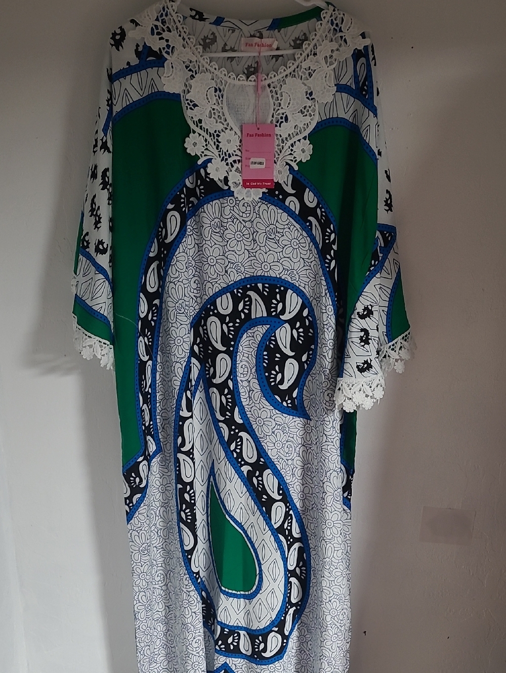 Paisley Print Kaftan